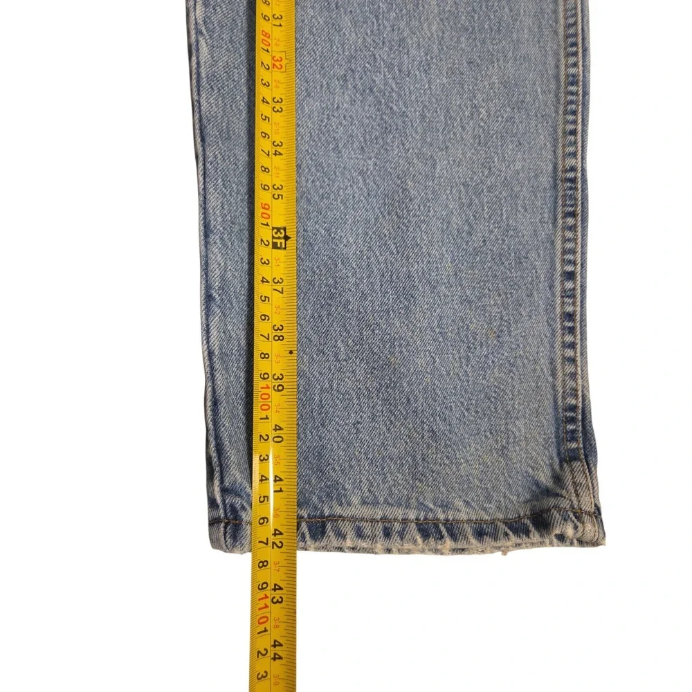 Levis 545 Loose Fit Jeans Mens 44x30 Light Wash Denim Vintage Made in USA